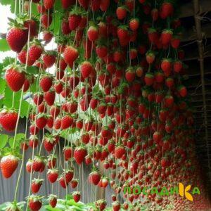 Клубника ампельная Анастасия купить по цене от 370р. в интернет-магазине «Посадика» с доставкой почтой в в Братске и по всей России – [изображение №1].
